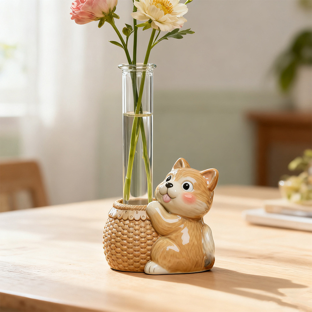 Resin Art Youtube - Cetakan Vas Tabung Reaksi Panda Kelinci