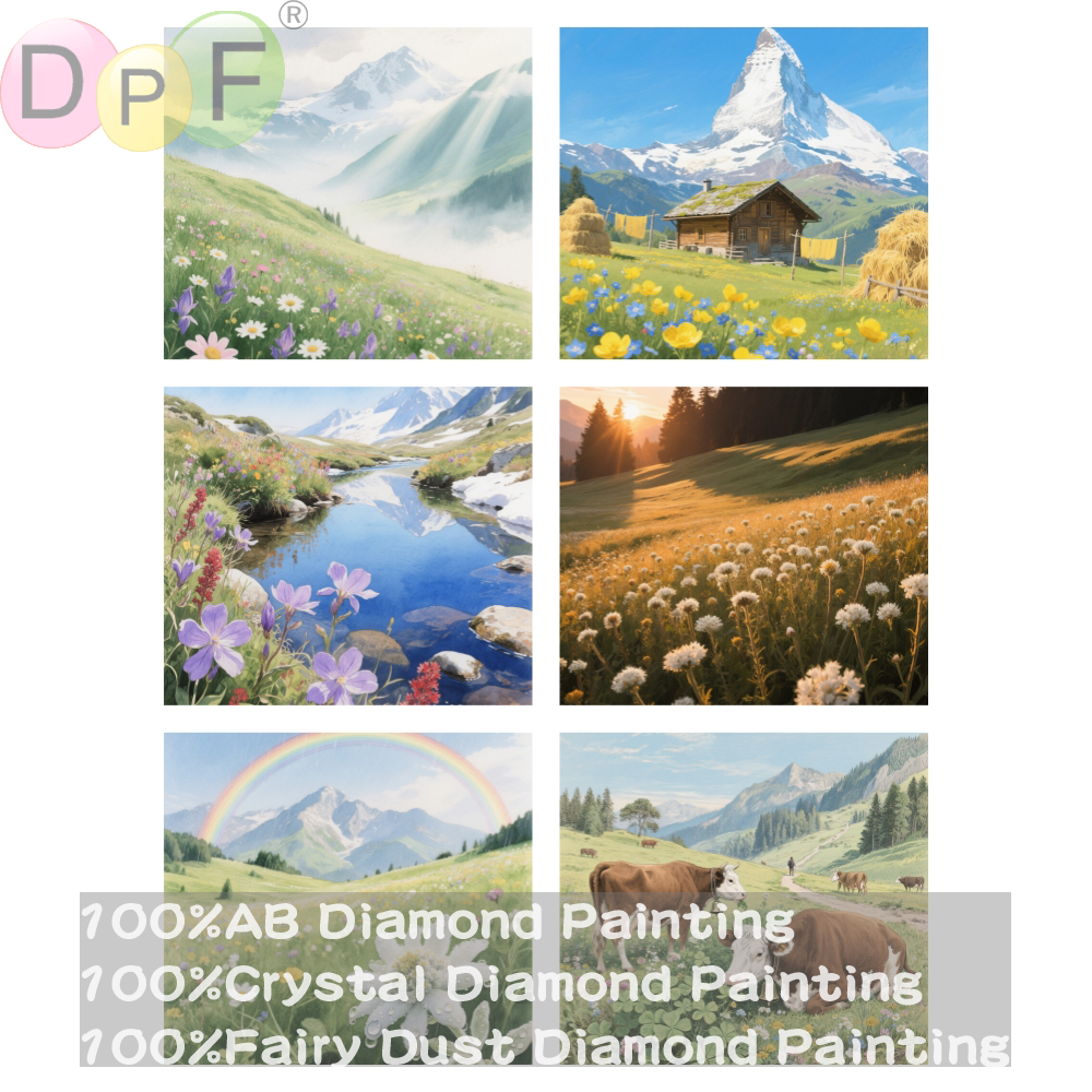 Resin Art Under 100 - DPF 100% Lukisan Berlian AB Kristal