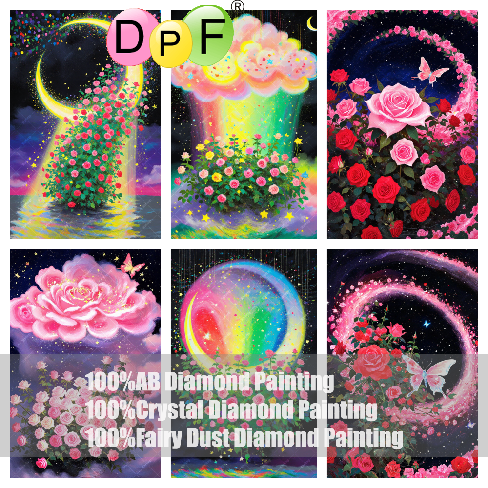 Resin Art Under 100 - DPF 100% Lukisan Berlian AB Kristal