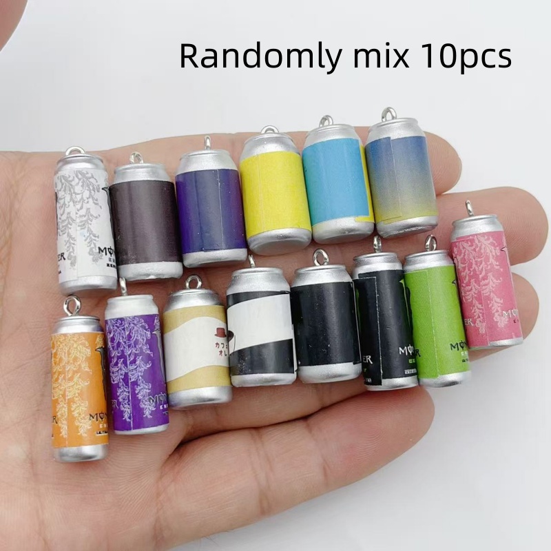 Resin Art Supplies Near Me - 10Pcs Mini Simulasi Kaleng Minuman Resin
