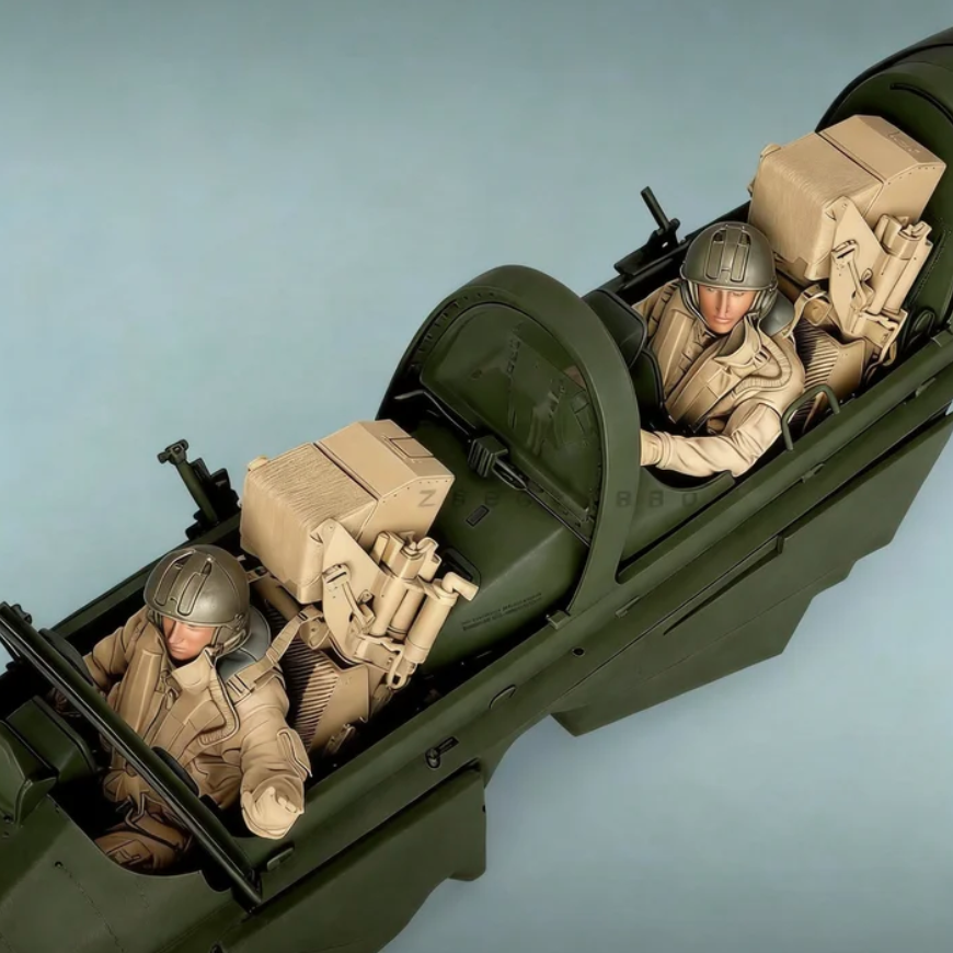 Resin Art Kit For Beginners - 1/48 Dua kit model resin tentara,