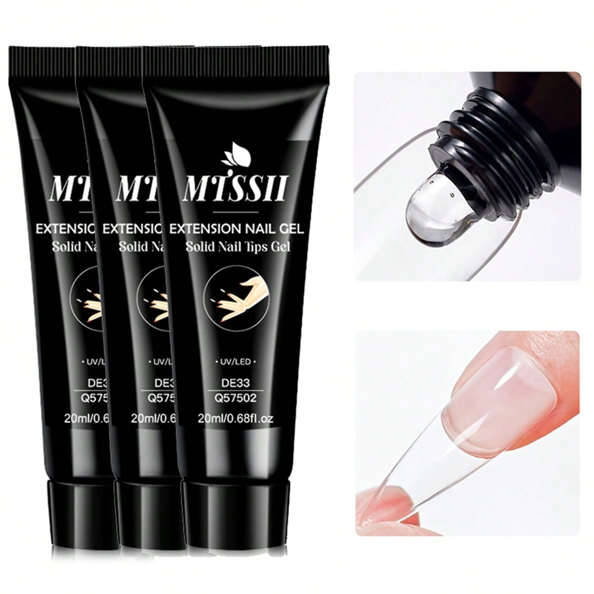 Resin Art Youtube - 1/2/3 Buah 20Ml Lem Kuku Padat