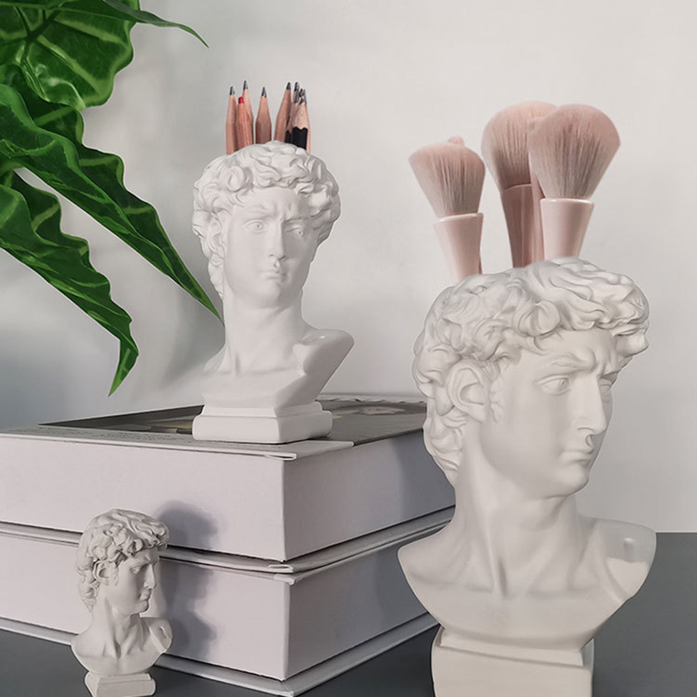 Resin Art Pen - Tempat Pena Kreatif Pot Bunga Seni