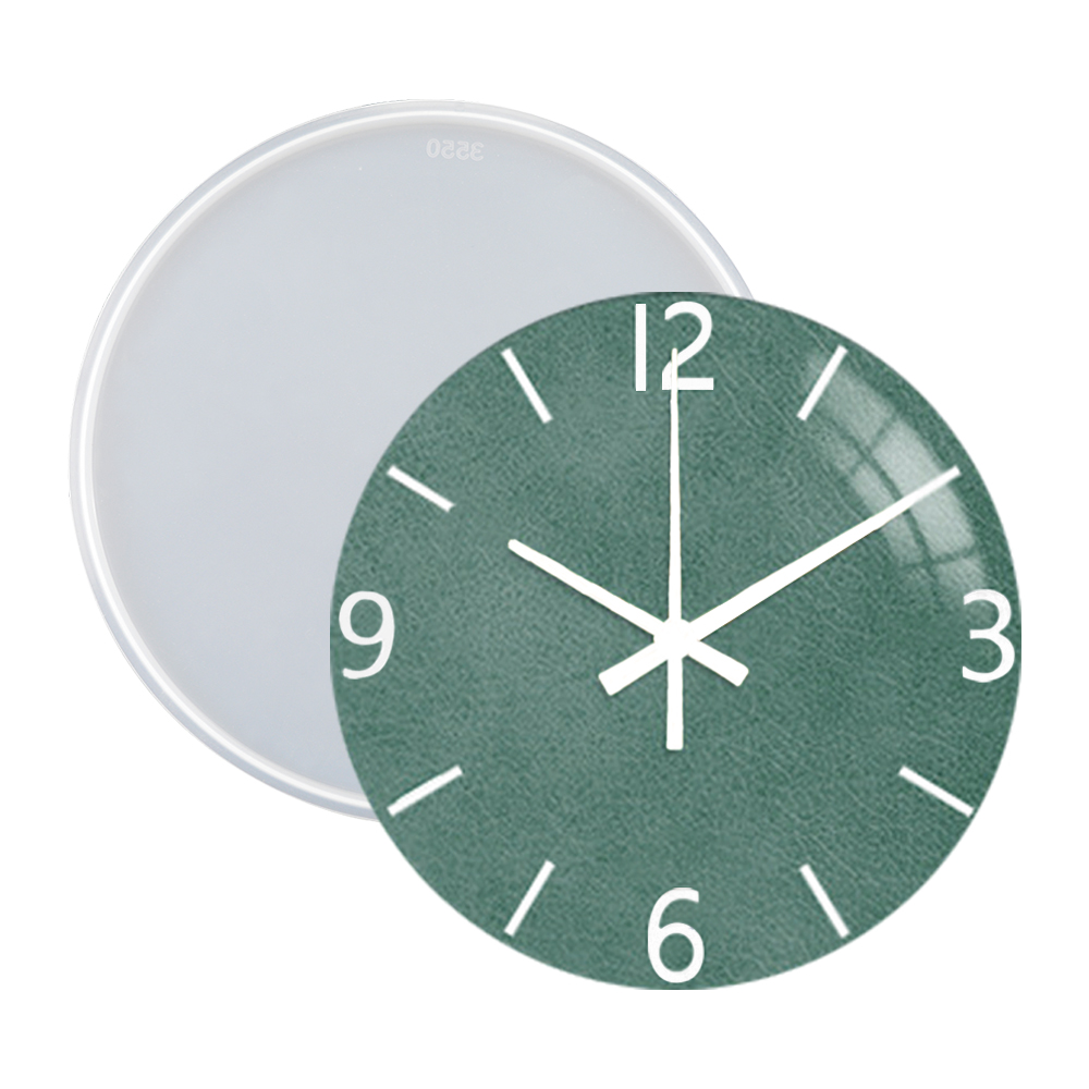 Resin Art Clock - Cetakan Silikon Jam Resin Epoxy Angka