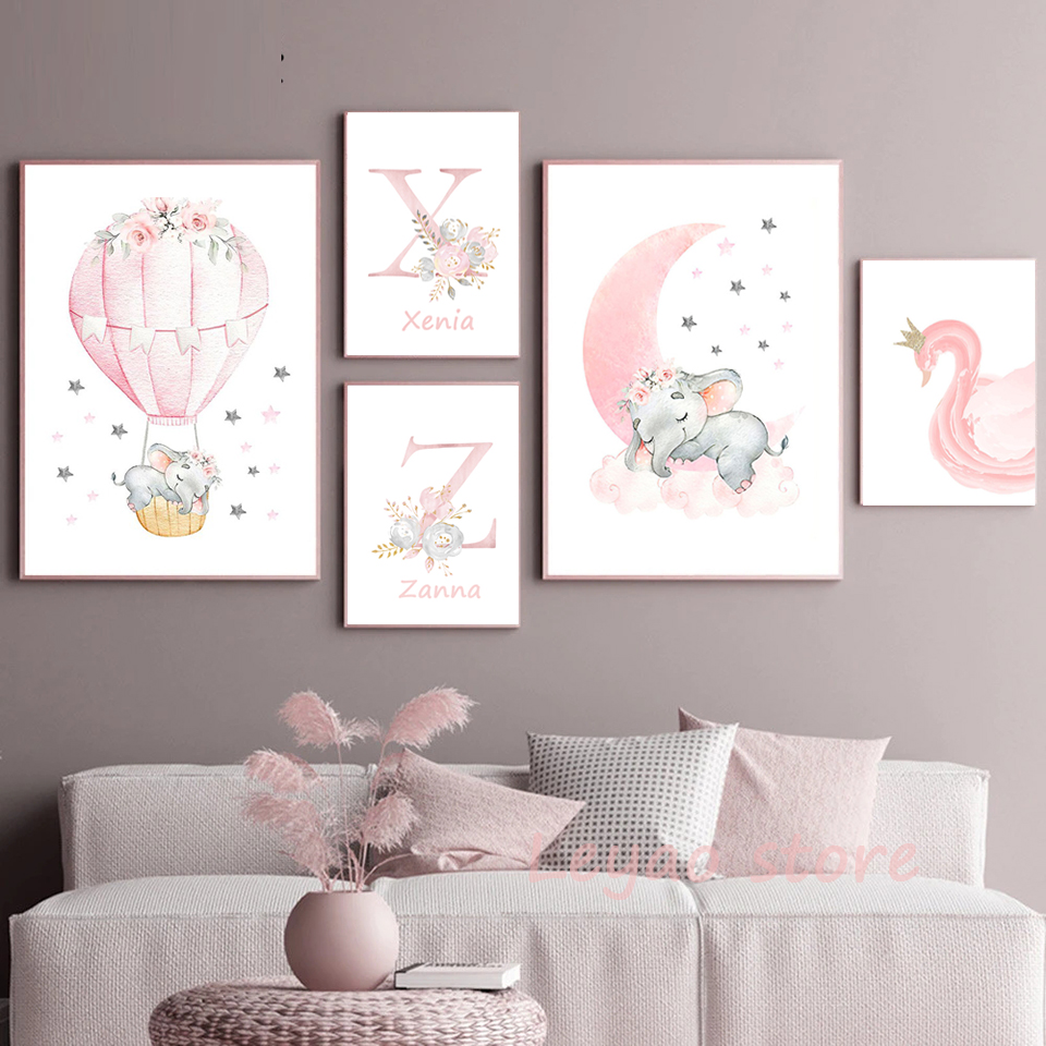 Resin Art Name - Hewan Indah Nama Pribadi Lucu Kelinci