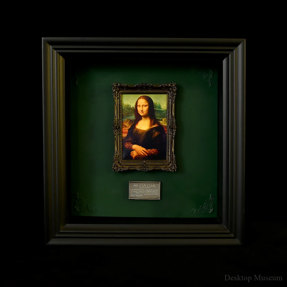 Resin Art Frame - Patung resin dekoratif desktop - Museum