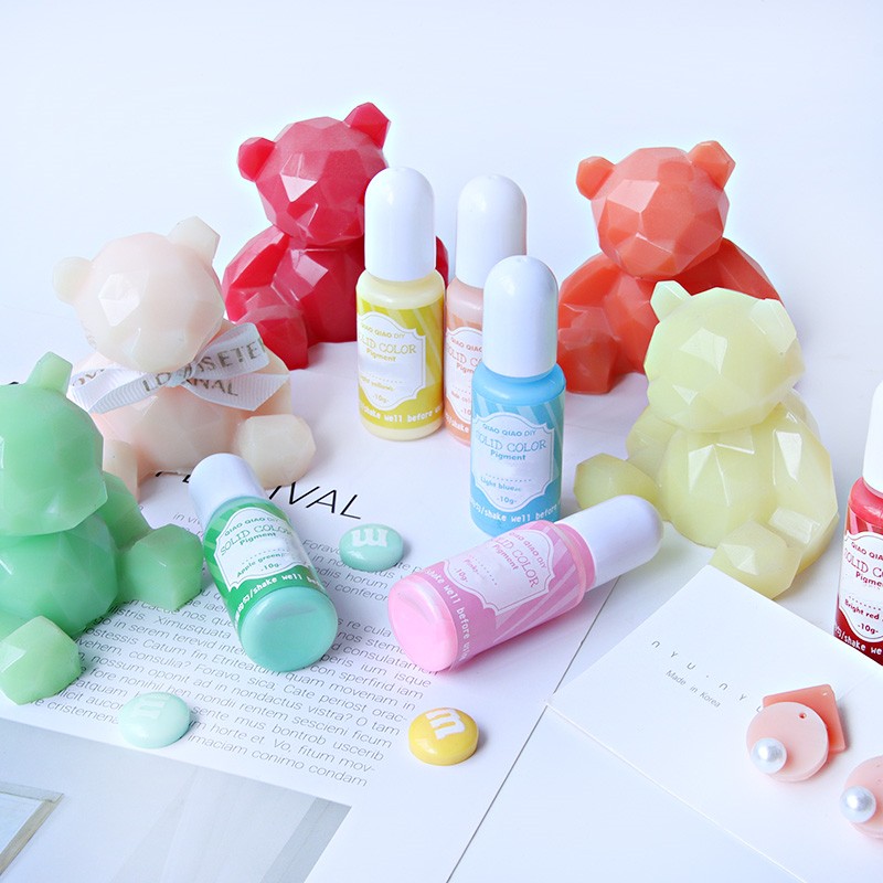 Resin Art Epoxy - Pigmen cair 18 warna cerah untuk