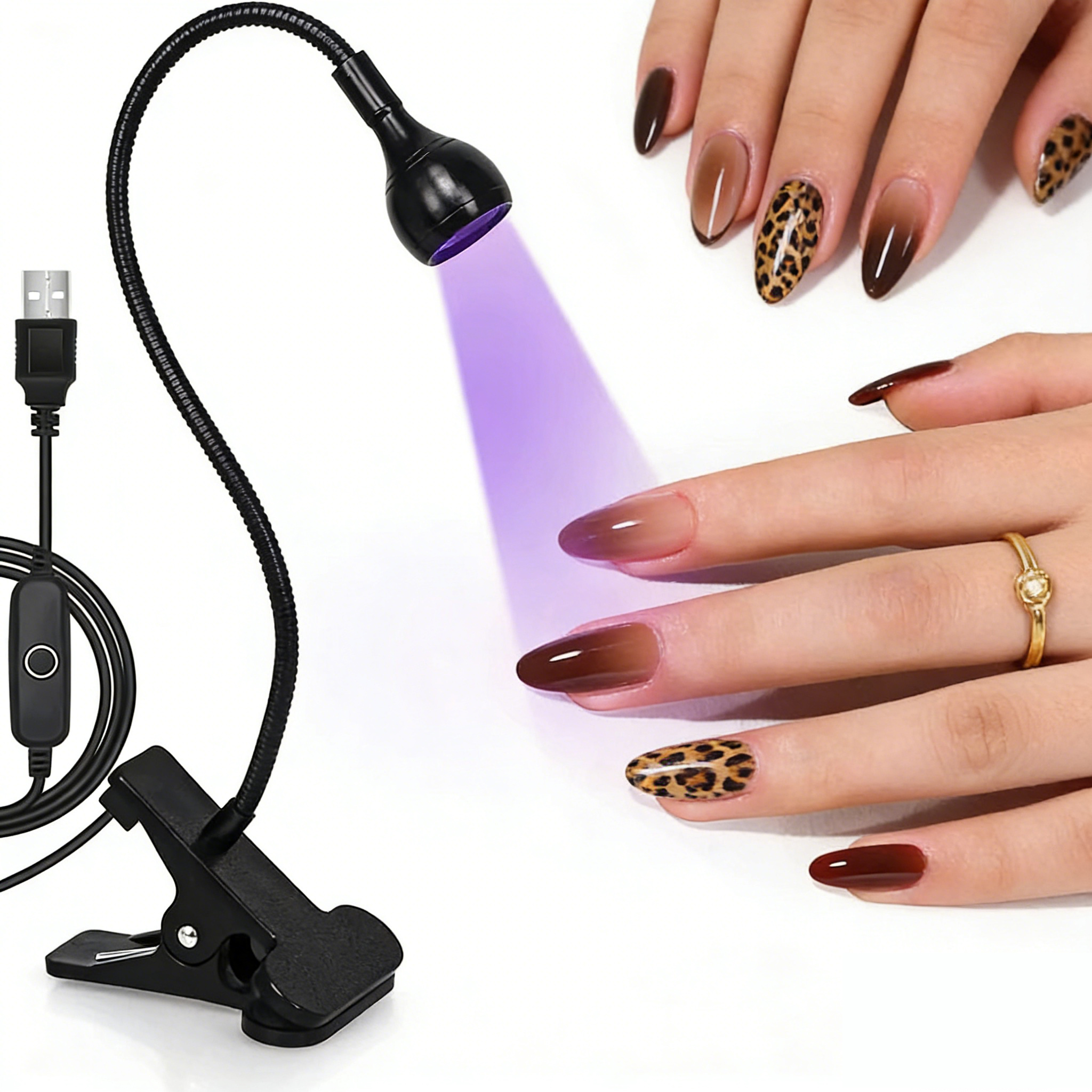 Resin Art Lamp - Lampu Kuku UV 395nm LED Ultraviolet,