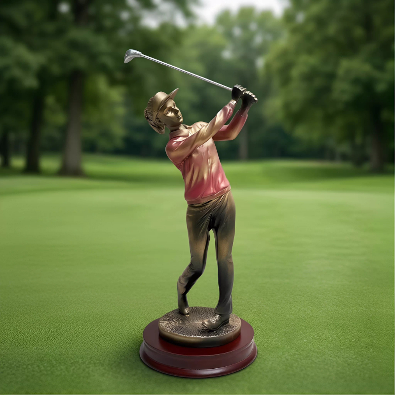 Resin Art Name - Dekorasi Rumah Seni Nordik Figur Golf