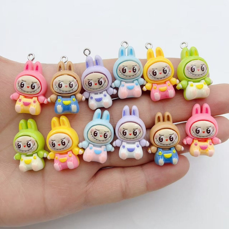 Resin Art Supplies Near Me - 10Pcs Gantungan Resin Rumah Stroberi Kelinci