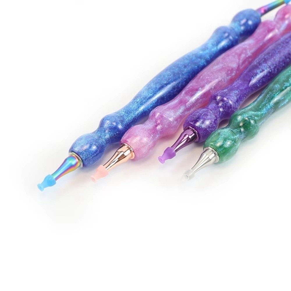 Resin Art Pen - 10Pcs Ujung Pena Lukis Berlian Tanpa