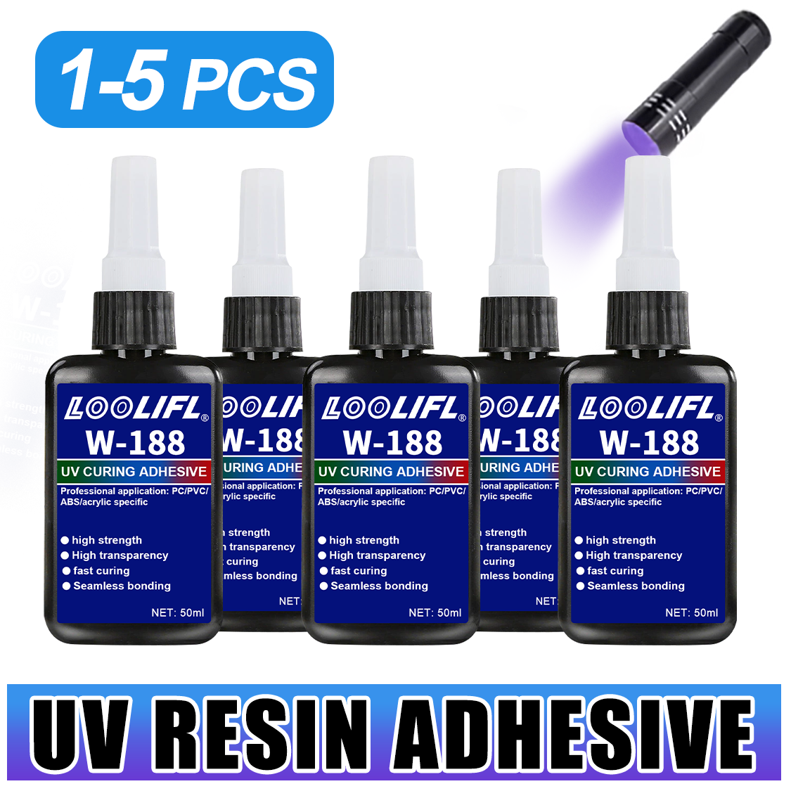 Resin Art Lamp - LOOLIFL 188 Lem Resin UV Kuat