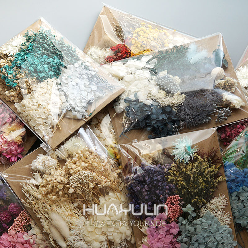Resin Art Epoxy - 1 Pak tanaman buatan bunga asli