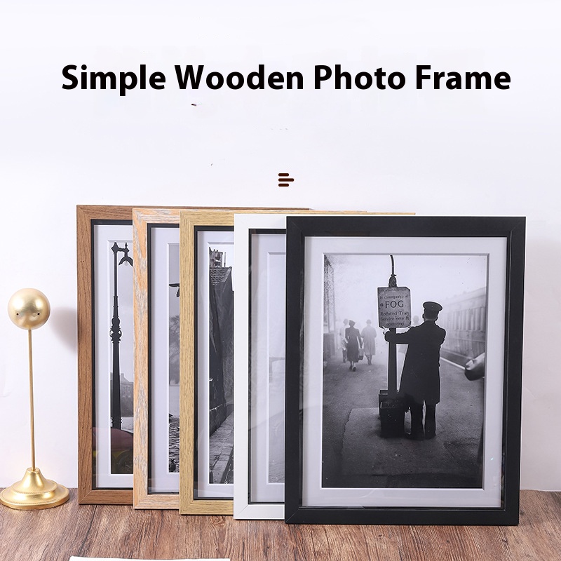 Resin Art And Wood - Bingkai Foto Kayu Besar untuk Poster