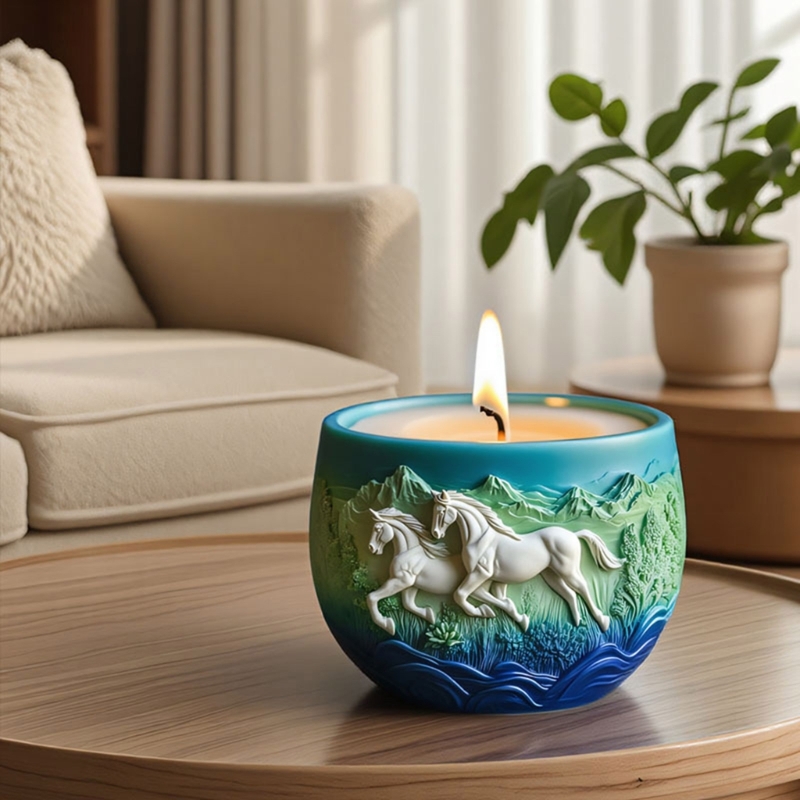 Resin Art Unique Ideas - Cetakan Silikon Kuda E1PE yang Dapat