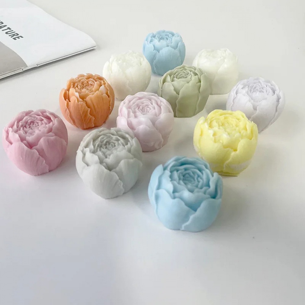 Resin Art Clay - Cetakan Lilin Silikon Bunga 3D DIY