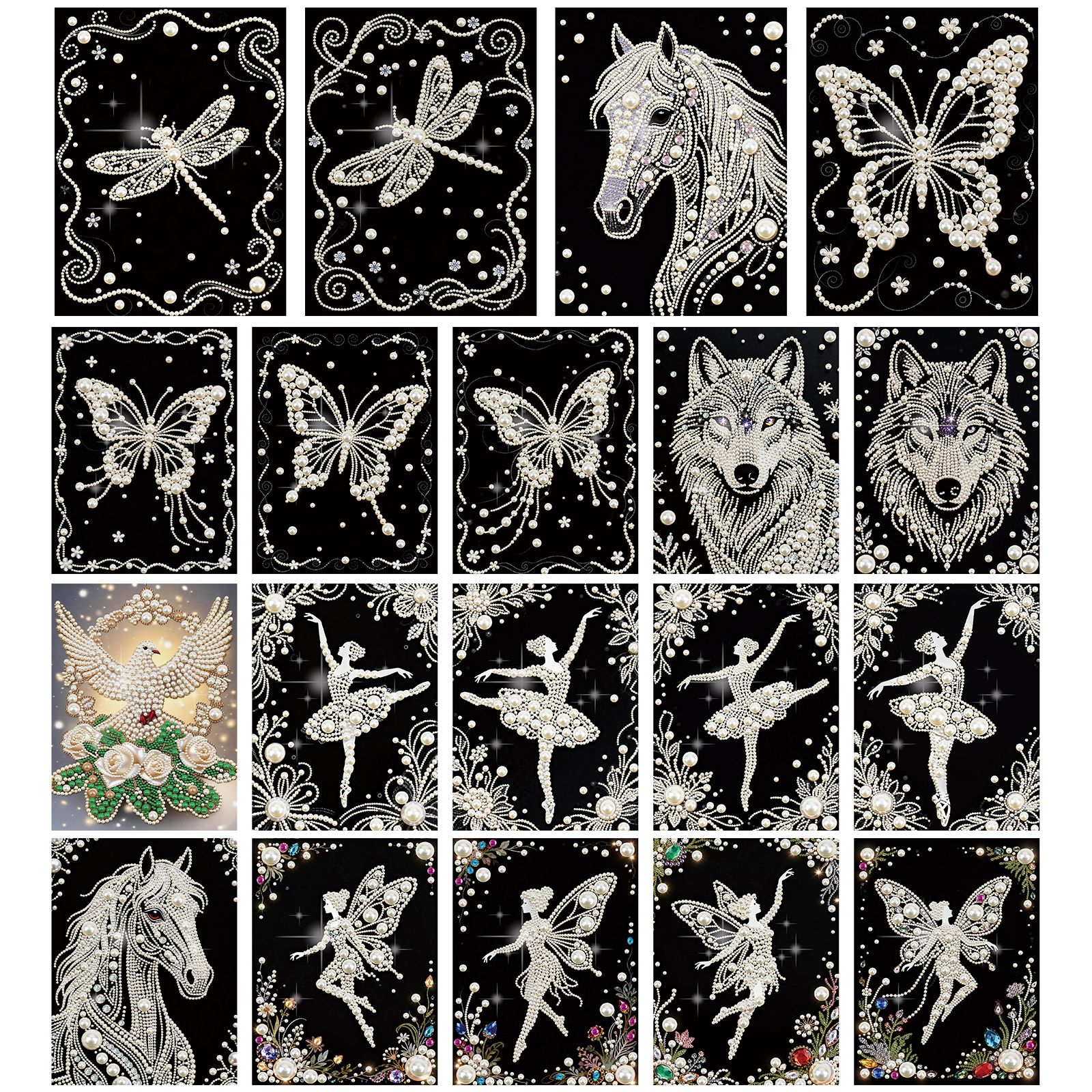 Resin Art Frame - Perlengkapan Seni Lukisan Mutiara DIY untuk
