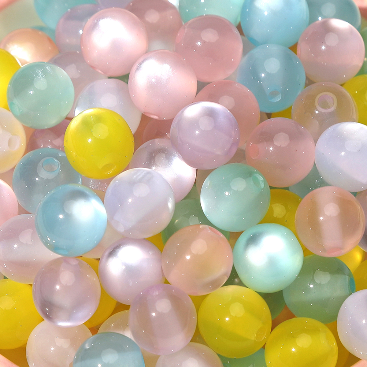 Resin Art Supplies Near Me - 30/60 Buah 10Mm Manik-manik Berjarak Saling