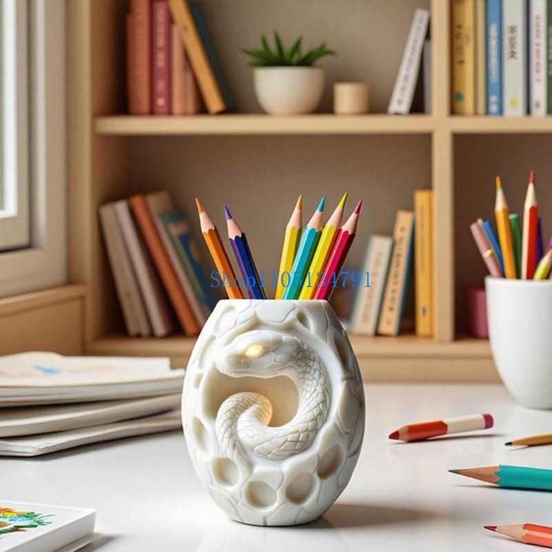 Resin Art Unique Ideas - 98Km Cetakan Pot Bunga Silikon Ular