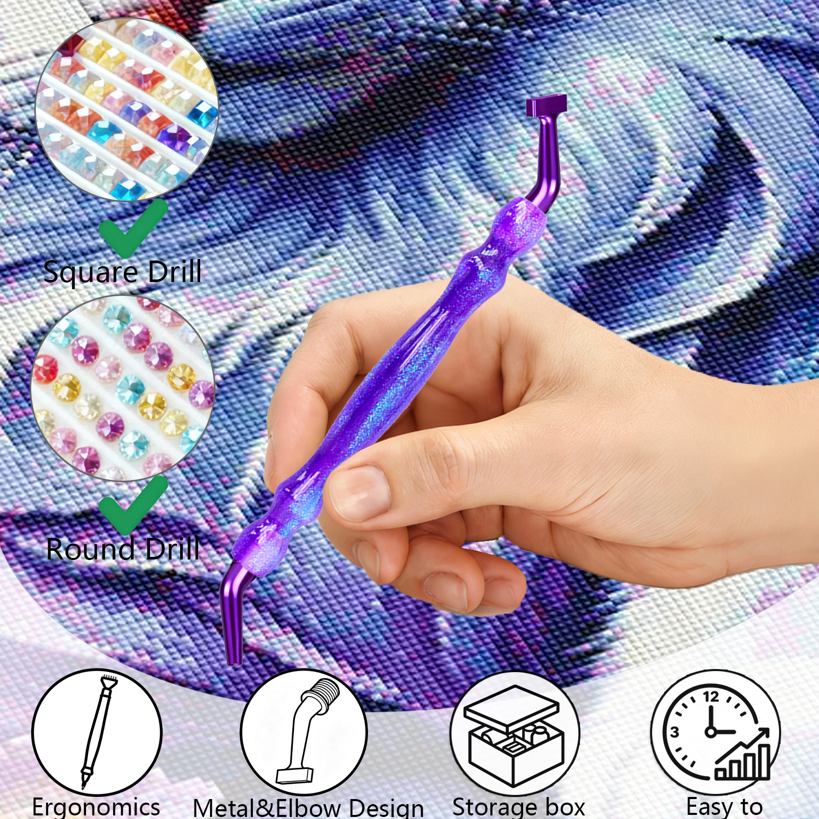 Pena Lukis Berlian DIY 5D, Ala - Resin Art Pen ulasan dan harga