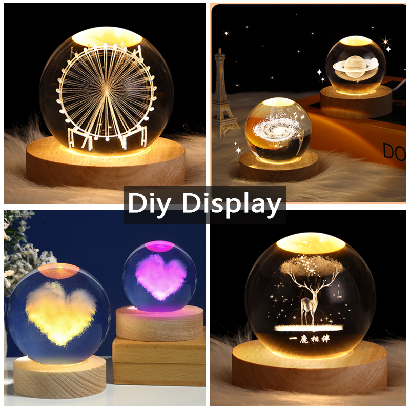 Lampu LED warna-warni kayu bul - Resin Art Lamp ulasan dan harga