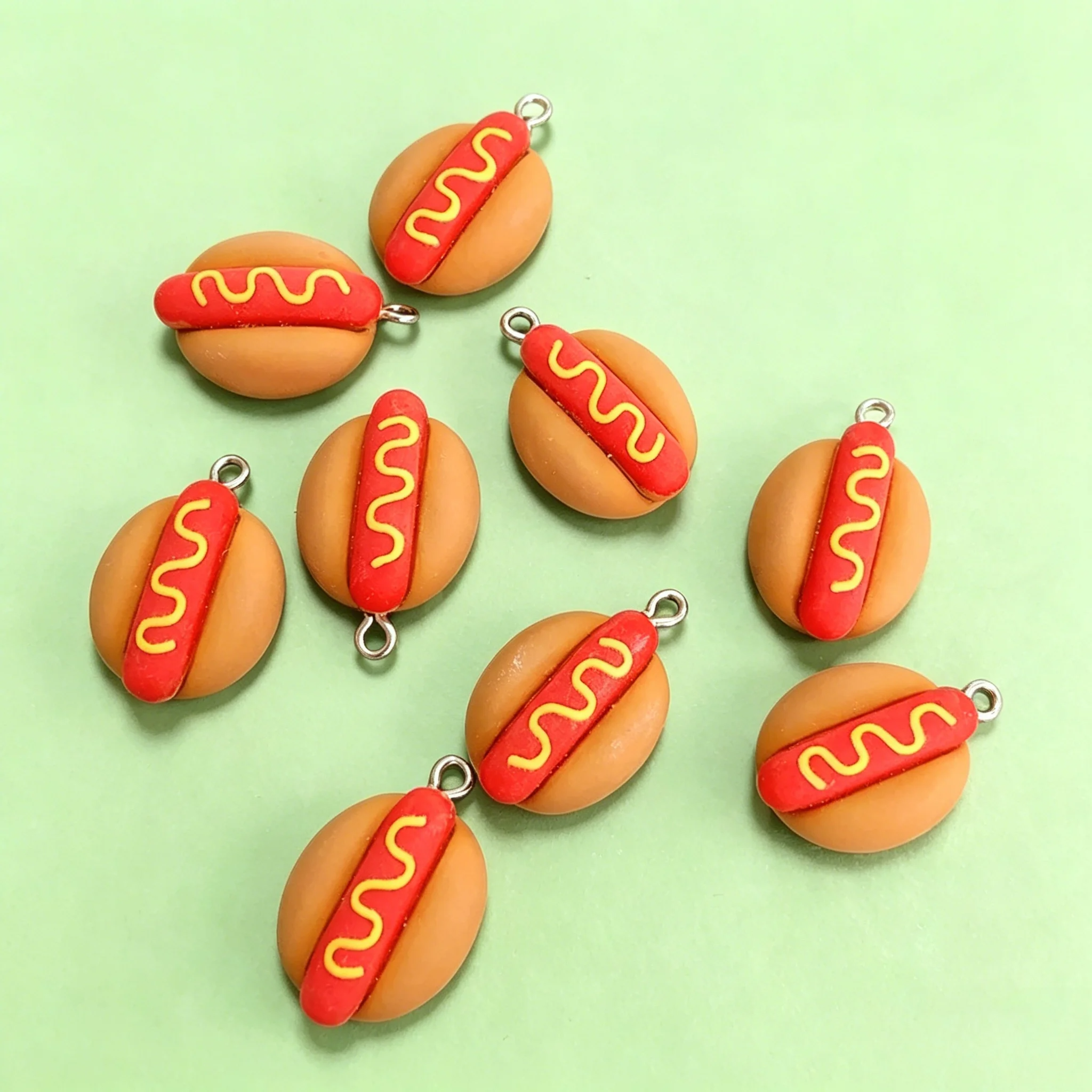 10Pcs Gantungan Resin Mini Hot - Resin Art Jewelry Kit ulasan dan harga