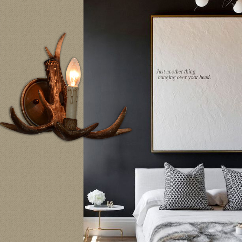 Lampu Dinding Seni Tanduk Anti - Resin Art And Wood ulasan dan harga