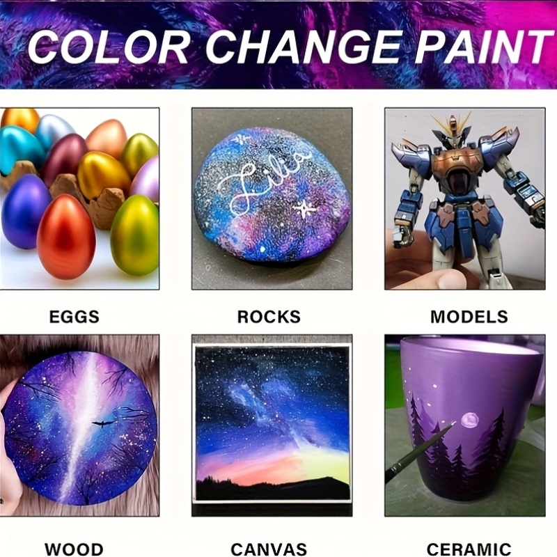 Set Cat Akrilik 6 Warna 50ml P - Resin Art Epoxy ulasan dan harga