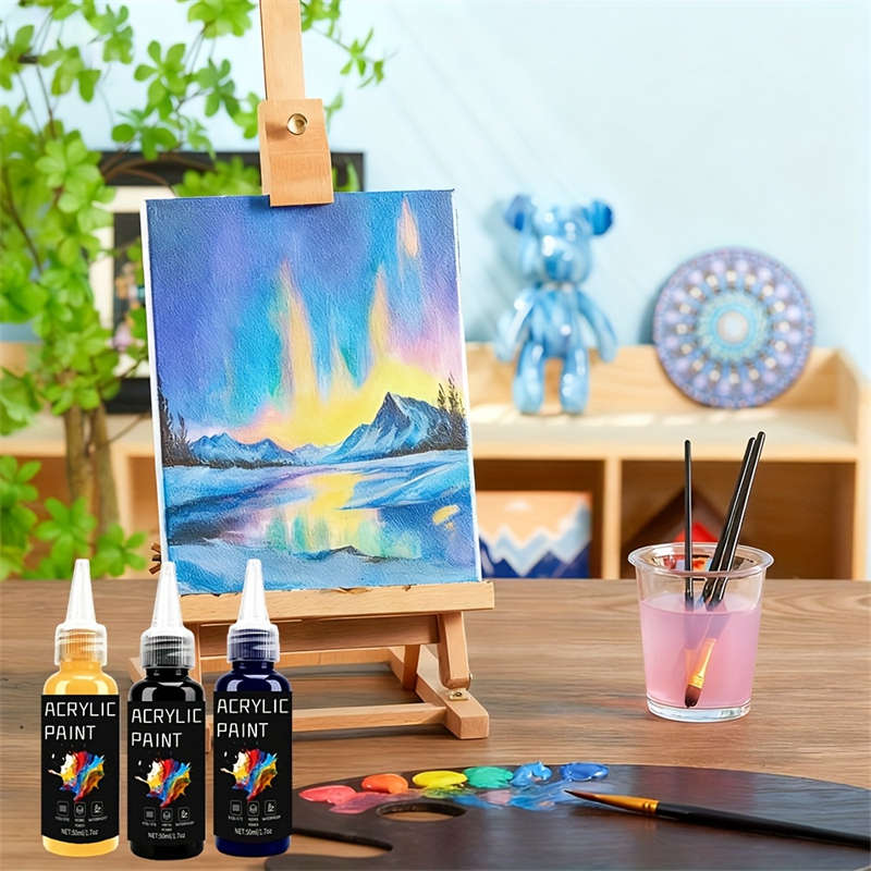 Set Cat Akrilik 6 Warna 50ml P - Resin Art Epoxy ulasan dan harga