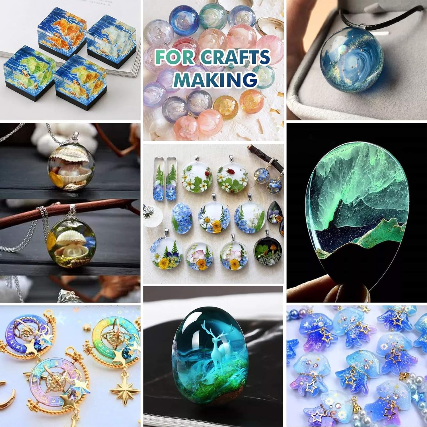 300g UV Resin jelas, keras, up - Resin Art Epoxy ulasan dan harga