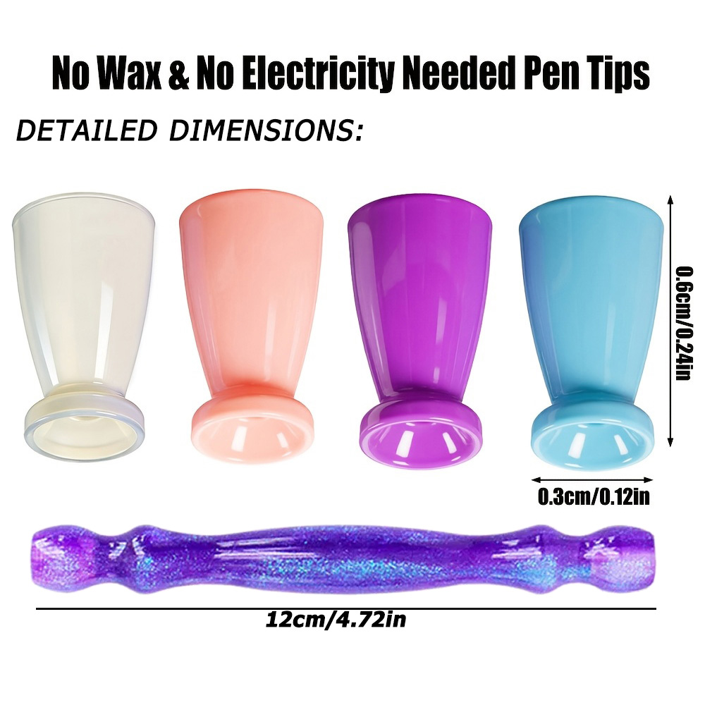 10 Buah Ujung Pena Lukis Berli - Resin Art Pen ulasan dan harga