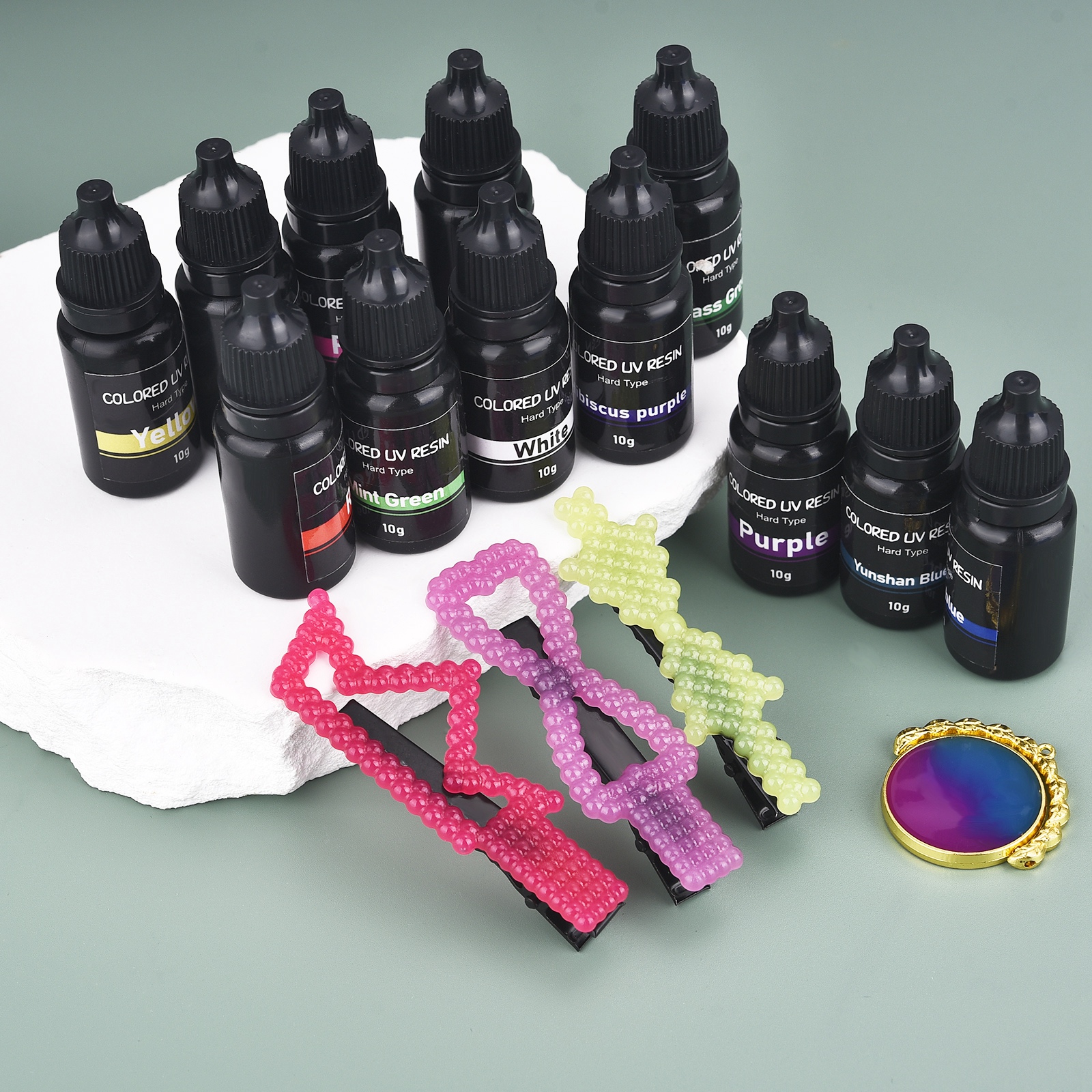 Lem Resin UV 17 Warna 10Ml Lem - Resin Art Epoxy ulasan dan harga