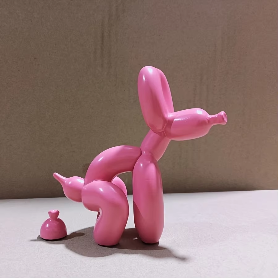 Patung Dekoratif Hewan Anjing  - Resin Art And Wood ulasan dan harga