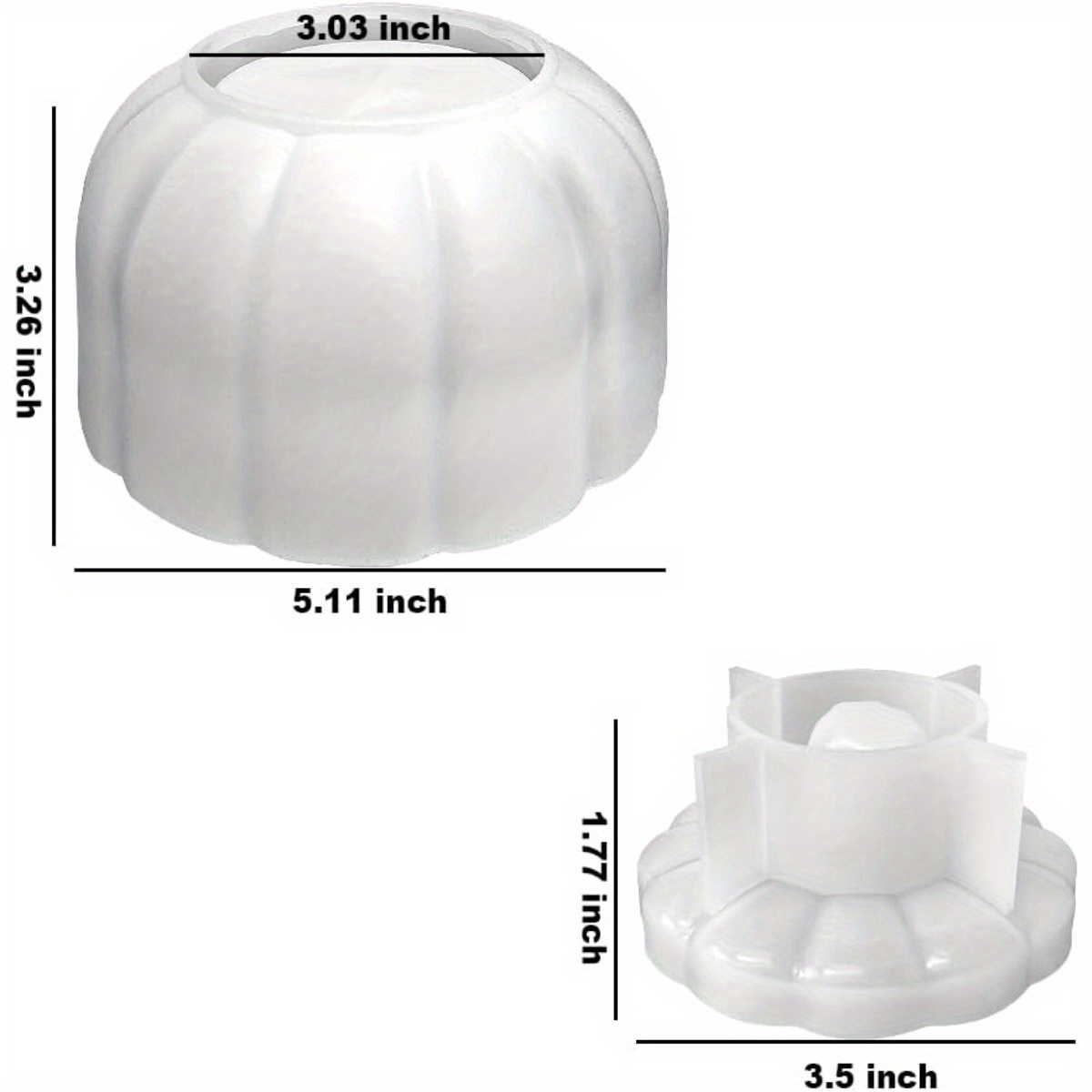Cetakan Toples Labu Besar 5 '' - Resin Art Clay ulasan dan harga