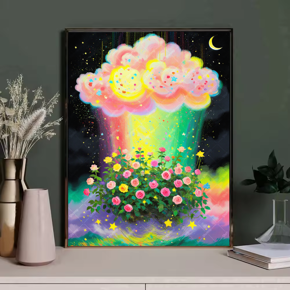DPF 100% Lukisan Berlian AB Kr - Resin Art Under 100 ulasan dan harga