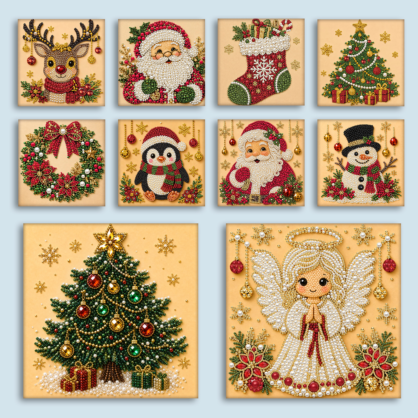 Dekorasi Natal DIY Santa Claus - Resin Art Kit For Beginners ulasan dan harga