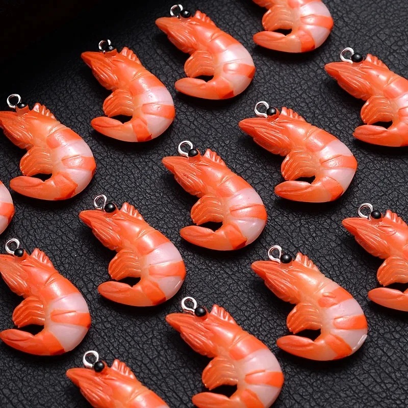 10 Buah Liontin Udang Lobster  - Resin Art Supplies Near Me ulasan dan harga