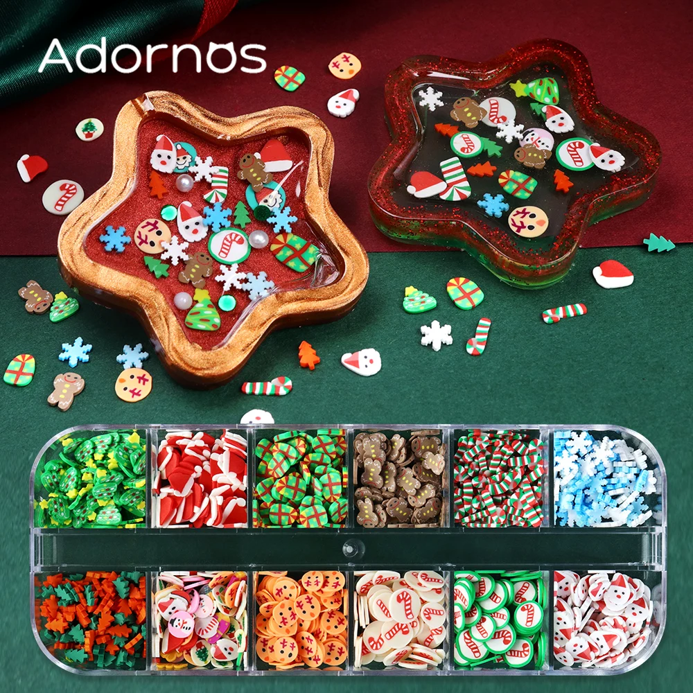 12 grid Natal lembut tembikar  - Resin Art Clay ulasan dan harga