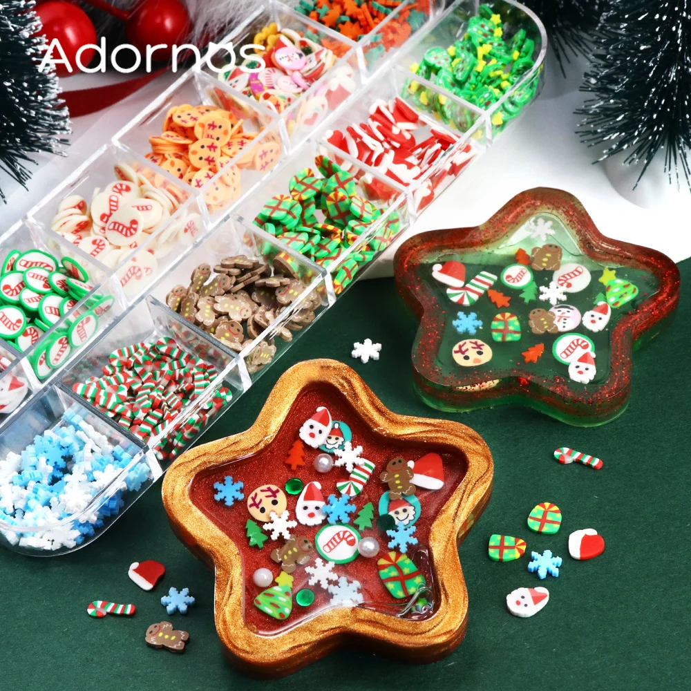 12 grid Natal lembut tembikar  - Resin Art Clay ulasan dan harga
