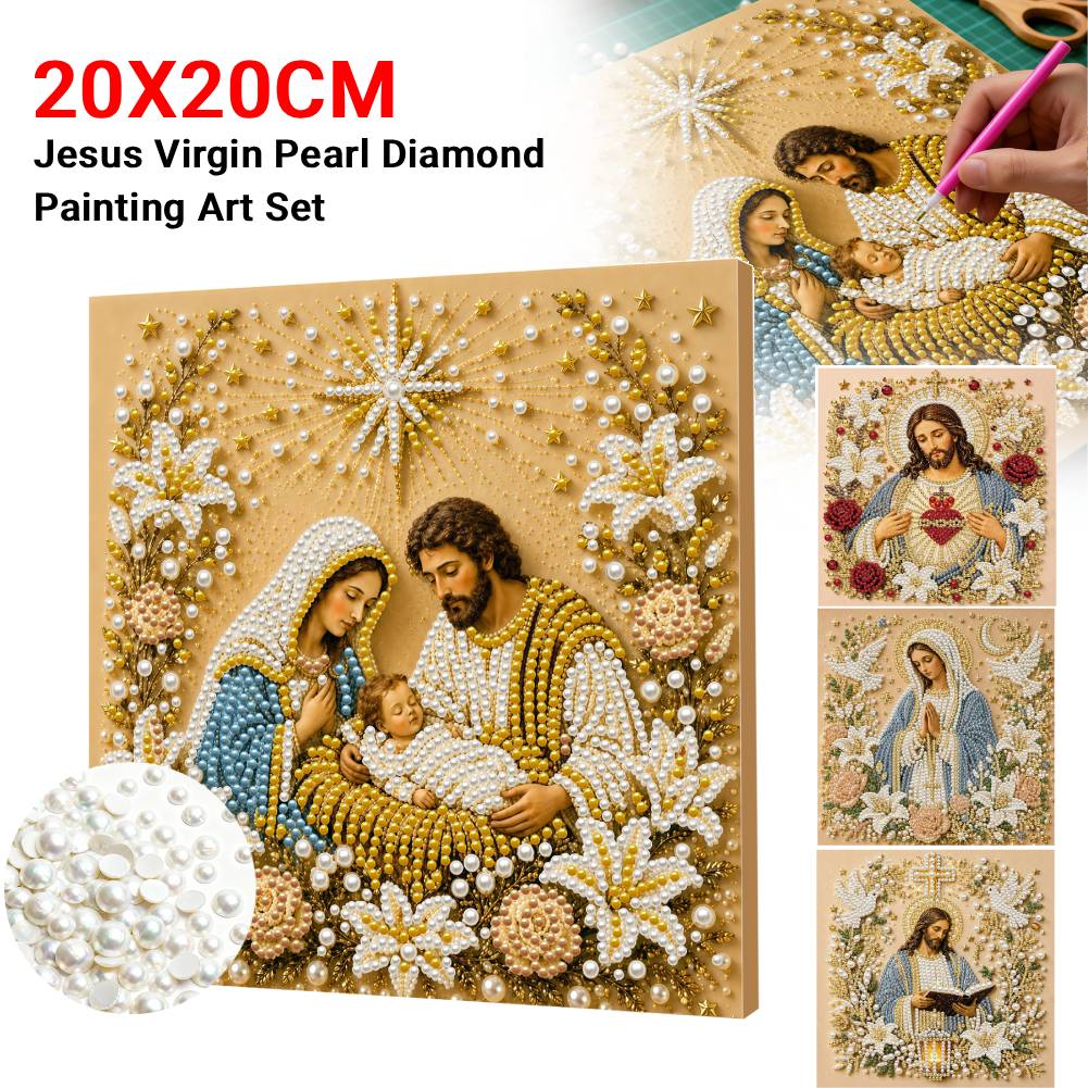 Kit Lukisan Berlian DIY Yesus  - Resin Art Frame ulasan dan harga