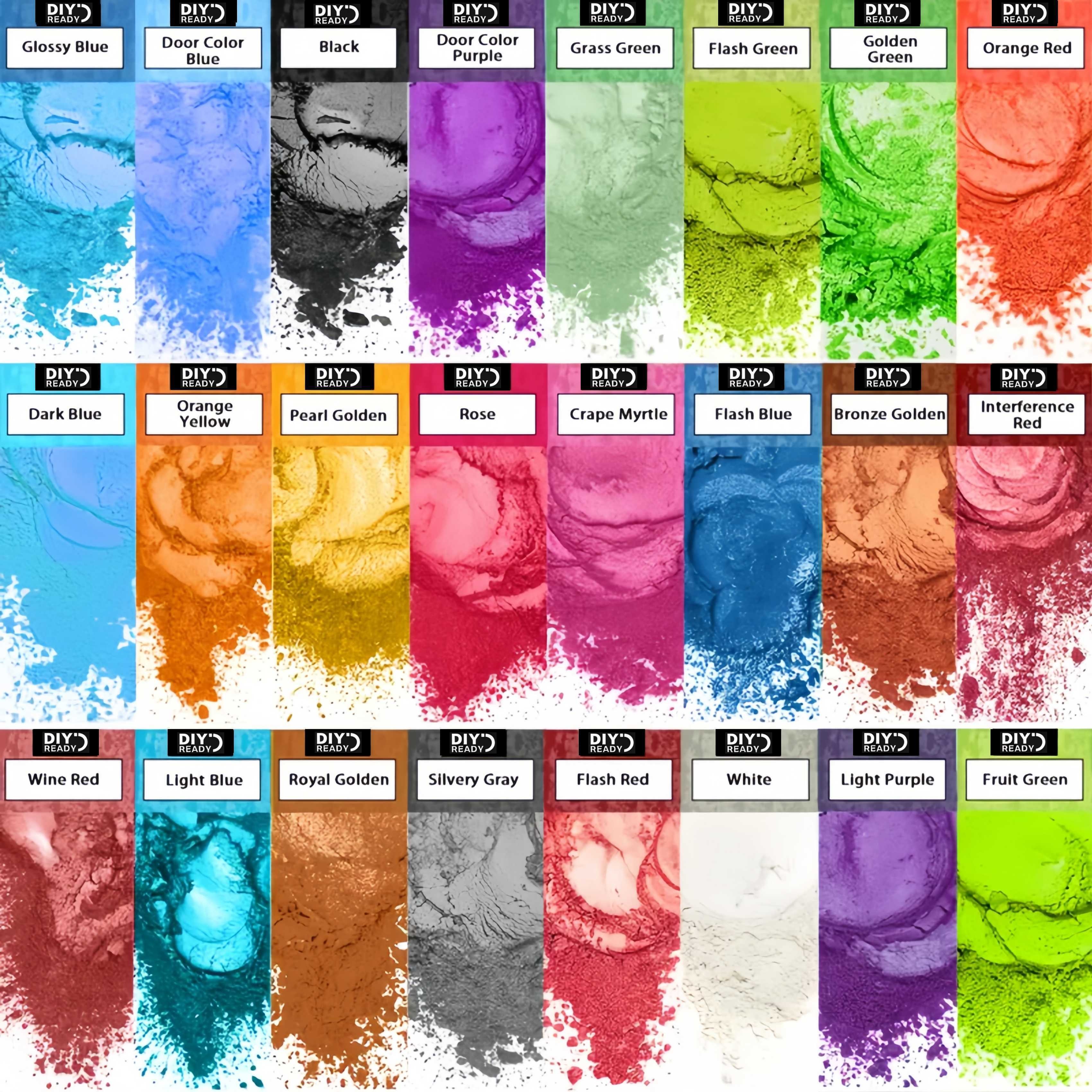 24 Warna/8 Warna 5 Gram 0. 18  - Resin Art Table Top ulasan dan harga