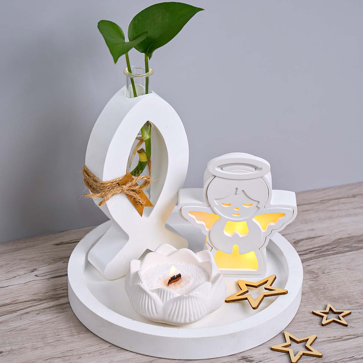 Cetakan Silikon Lampu Malaikat - Resin Art Lamp ulasan dan harga