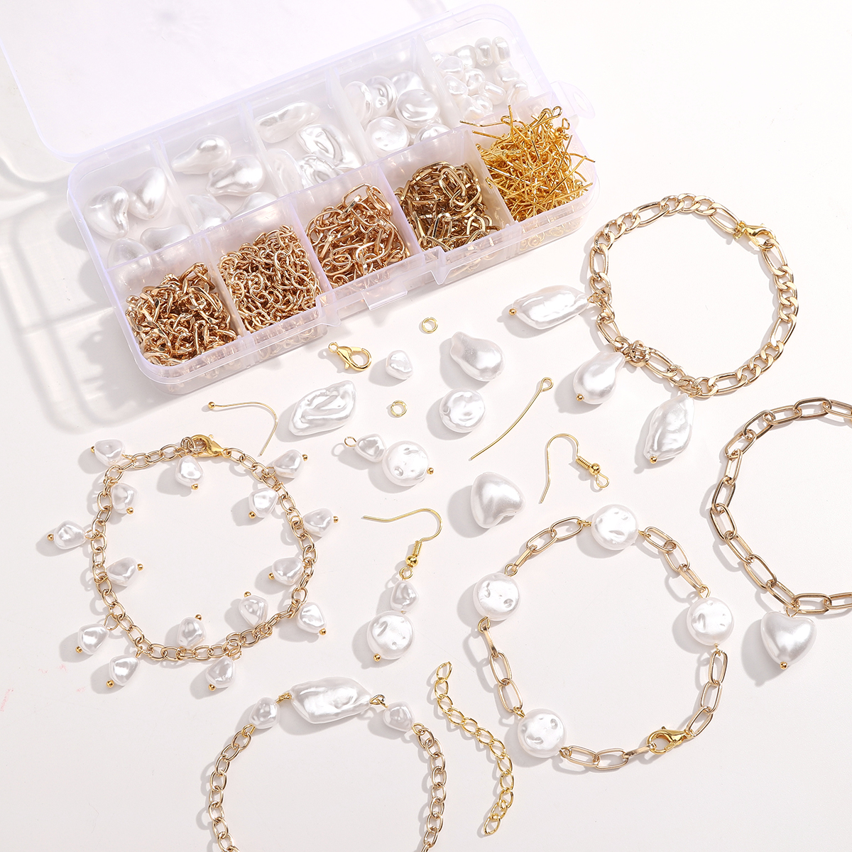 179/366pcs 1Kotak Mutiara ABS  - Resin Art Supplies Near Me ulasan dan harga