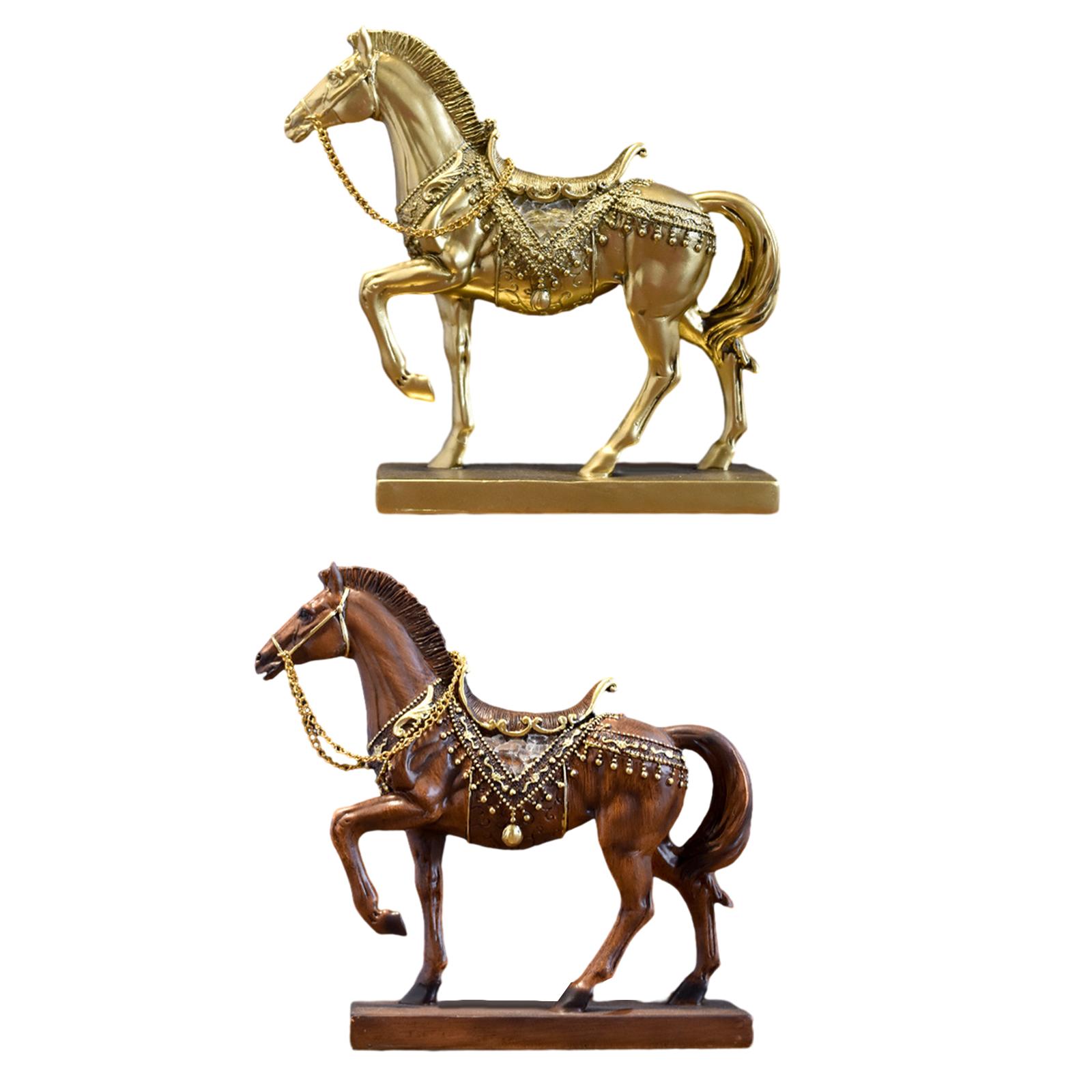 Patung kuda patung kuda dekora - Resin Art Table Top ulasan dan harga