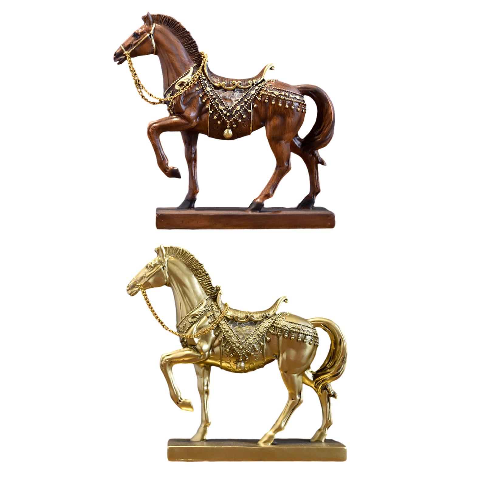 Patung kuda patung kuda dekora - Resin Art Table Top ulasan dan harga