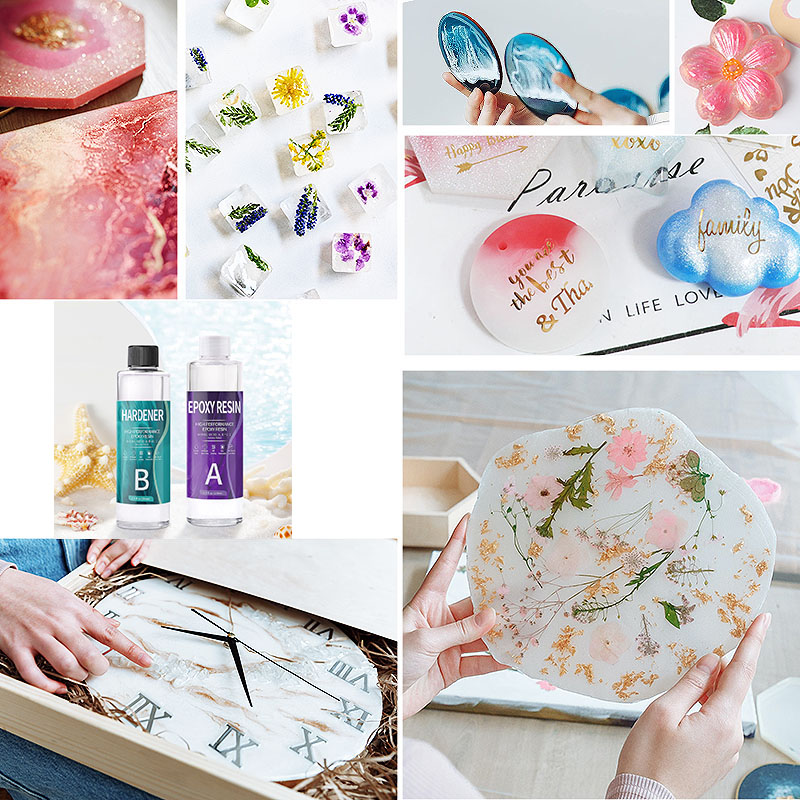 1:1 AB lem kristal epoksi Resi - Resin Art Kit For Beginners ulasan dan harga