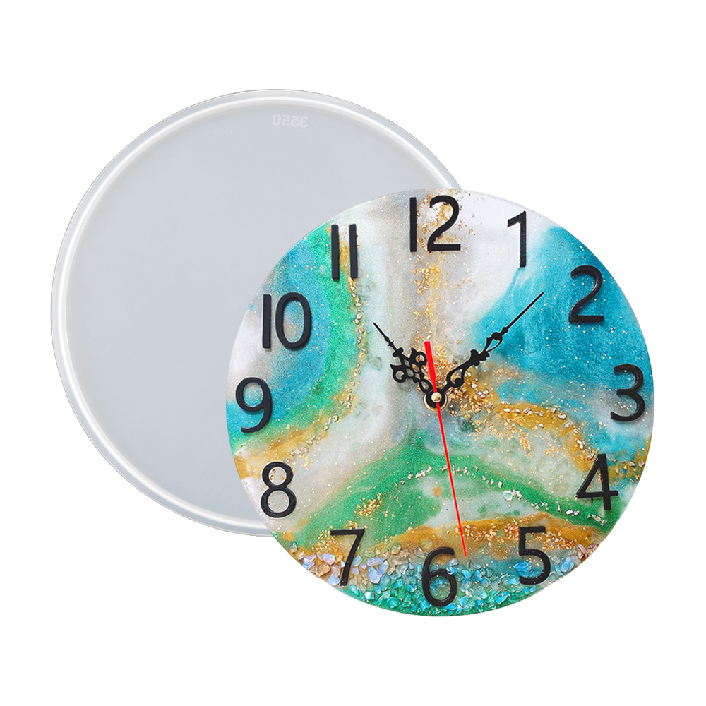 Cetakan Silikon Jam Resin Epox - Resin Art Clock ulasan dan harga