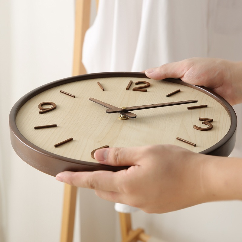 Jam Dinding Seni Senyap Kayu M - Resin Art Clock ulasan dan harga