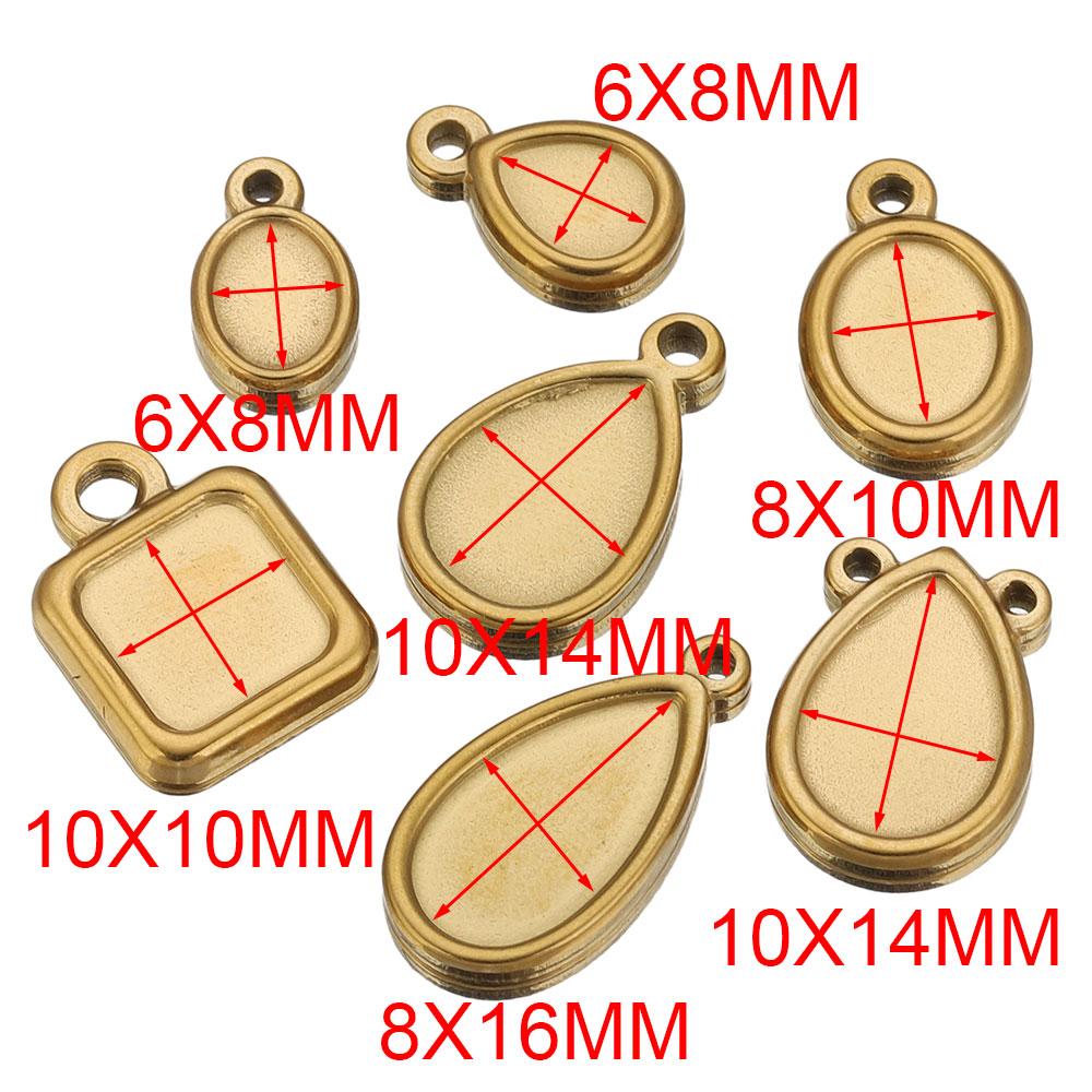 5 pcs Baki Liontin Persegi, Bu - Resin Art Supplies Near Me ulasan dan harga