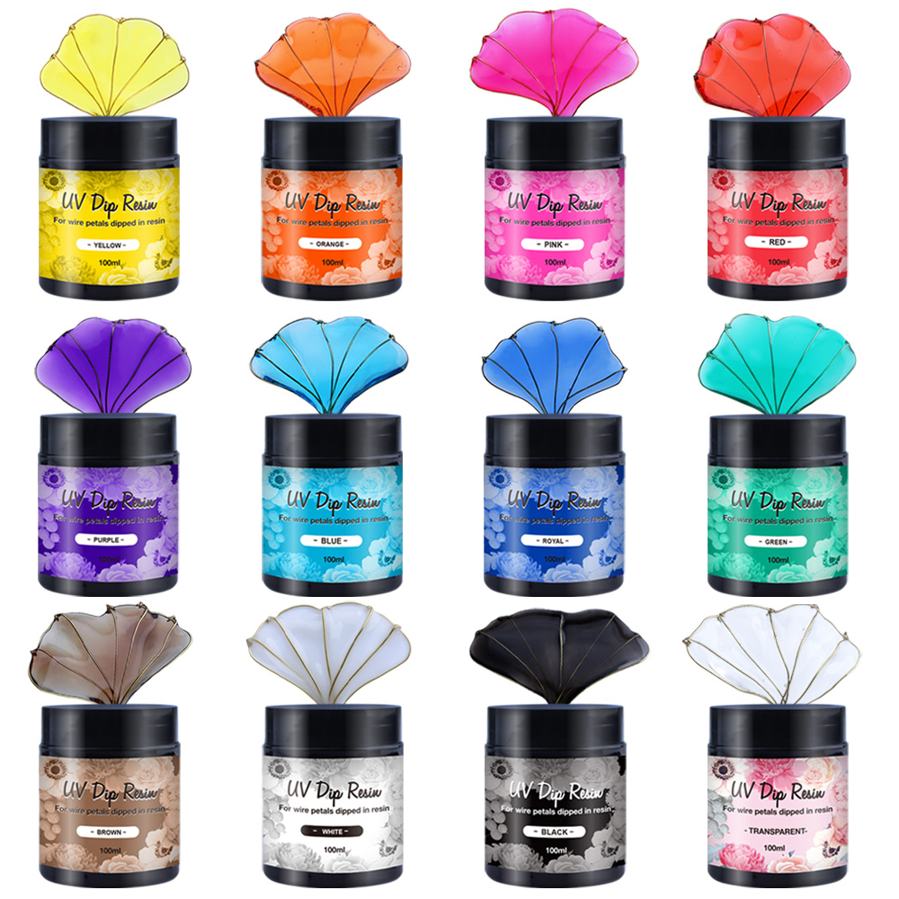 Resin Celup UV 12 Warna (Khusu - Resin Art Epoxy ulasan dan harga